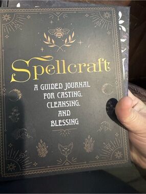 Witchery Spellcraft Guided Journal - Black and Gold